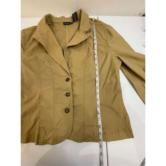 DKNY women’s Jean jacket tan size XL - Picture 4 of 5